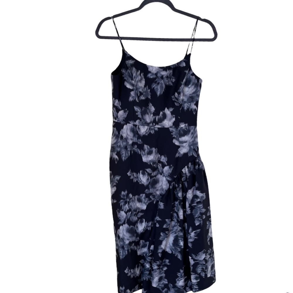 Michael Kors COLLECTION Chine Floral Mikado Pannier Slip Dress 2 NWOT - Picture 2 of 11
